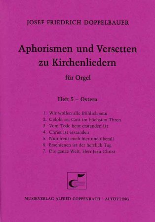 Alphorismen undVersetten zu Kirchenliedern